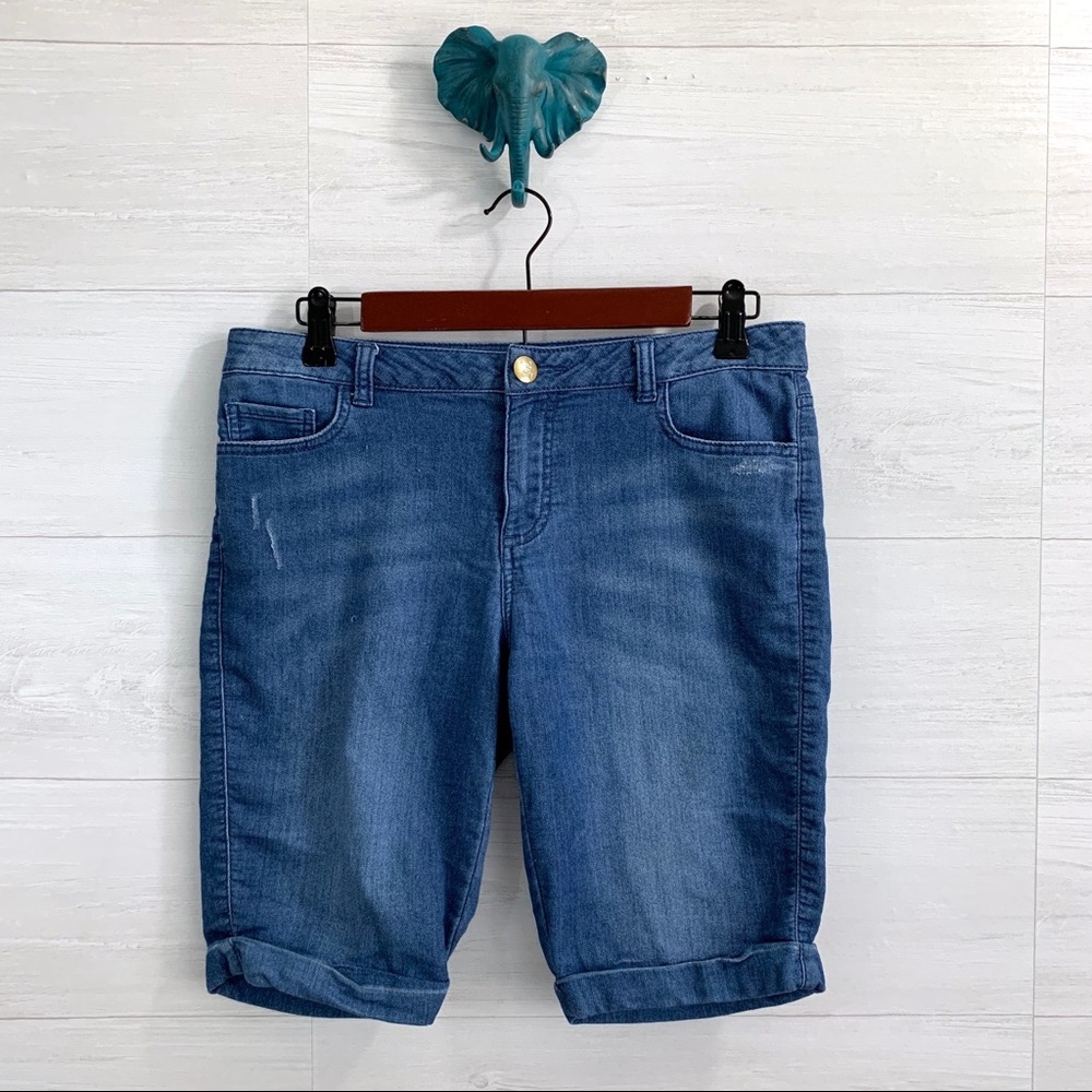 Juicy Couture Soft Denim Jegging Bermuda Shorts